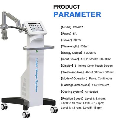 2023 New Arrival Emerald laser 532nm Laser 6d Laser Fat Removal Body Contouring Machine With Green Light Machine
