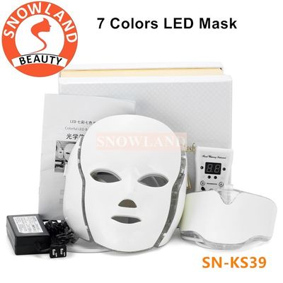 Led mask 7 color portable led face mask led mask light therapy