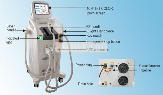 3 IN1 Hair Removal Machine nd yag Laser Tattoo Removal Machine Factory Price