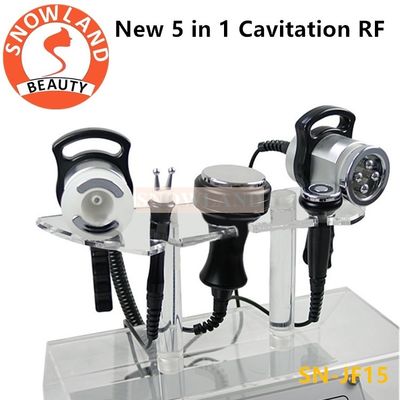 Portable 5 in 1 RF Skin Tightening Cavitation Ultrasonic Vacuum RF Bio Slimming Beauty Machine