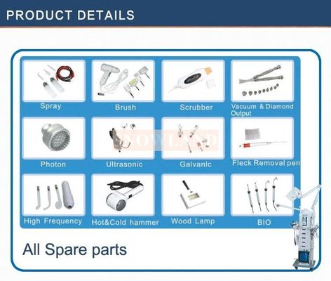 Multifunction 19 in 1 face beauty machine water dermabrasion / diamond microdermabrasion machine face cleaning machine