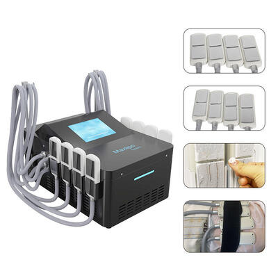 Portable 8 Cooling Pads Weight Loss Product Cryo Pads EMS Stimulate Muscles Cryo 360 Fat Cellulite Freezing Machine Body Sculpting Slimming Machine
