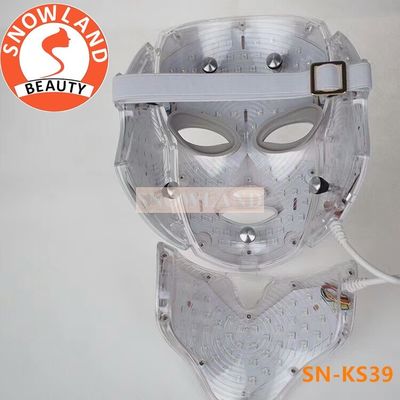 Skin rejuvenation ance and face treatment led mask with neck