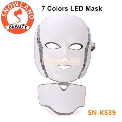 7 color photon led skin rejuvenation skin care pdt led light therapy mask