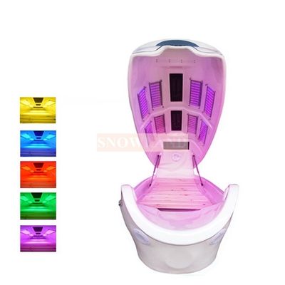 8Pcs Led Light Spa Capsule Body Slimming Machine Infrared Ozone Sauna Spa Capsule