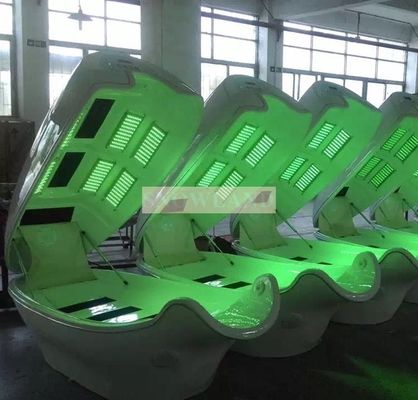 best selling Far Infrared Sauna Spa Capsule/LED Light Therapy Bed For Full Body Steam with