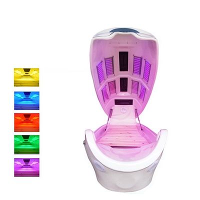 Luxury Beauty DVD Hydro SPA Capsule With Stone Vibration White Photon Therapy SPA