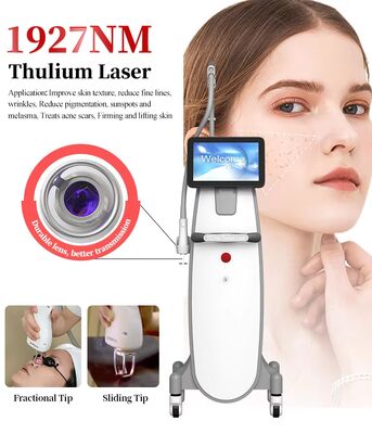 Portable New 1927nm Thulium Laser for Melasma Laser 1927 Thulium Micro Ablative 1927 Non Ablative Laser Thulium Facial Laser