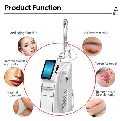 Vertical Fractional Co2 Laser And Picoseond Laser Within Two Handles Cutter Fractional 4D Q-Switched Nd Yag Laser Series Co2 Cutting Machine