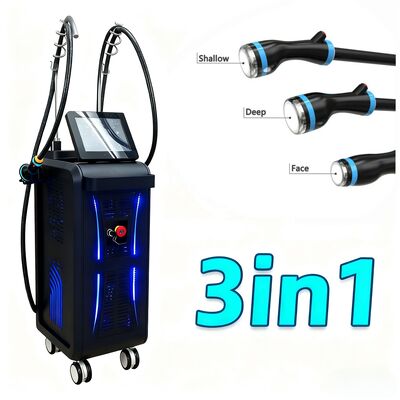 3 Mano 2.45GHz Onda PRO Coolwave Eliminación de celulitis Pérdida de peso en pie máquina de adelgazamiento corporal