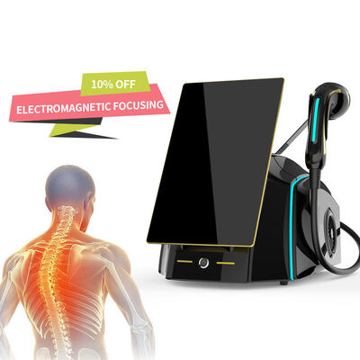 Dispositivo de terapia de ondas de choque electromagnéticas enfocadas para el tratamiento musculoesquelético y de la disfunción eréctil